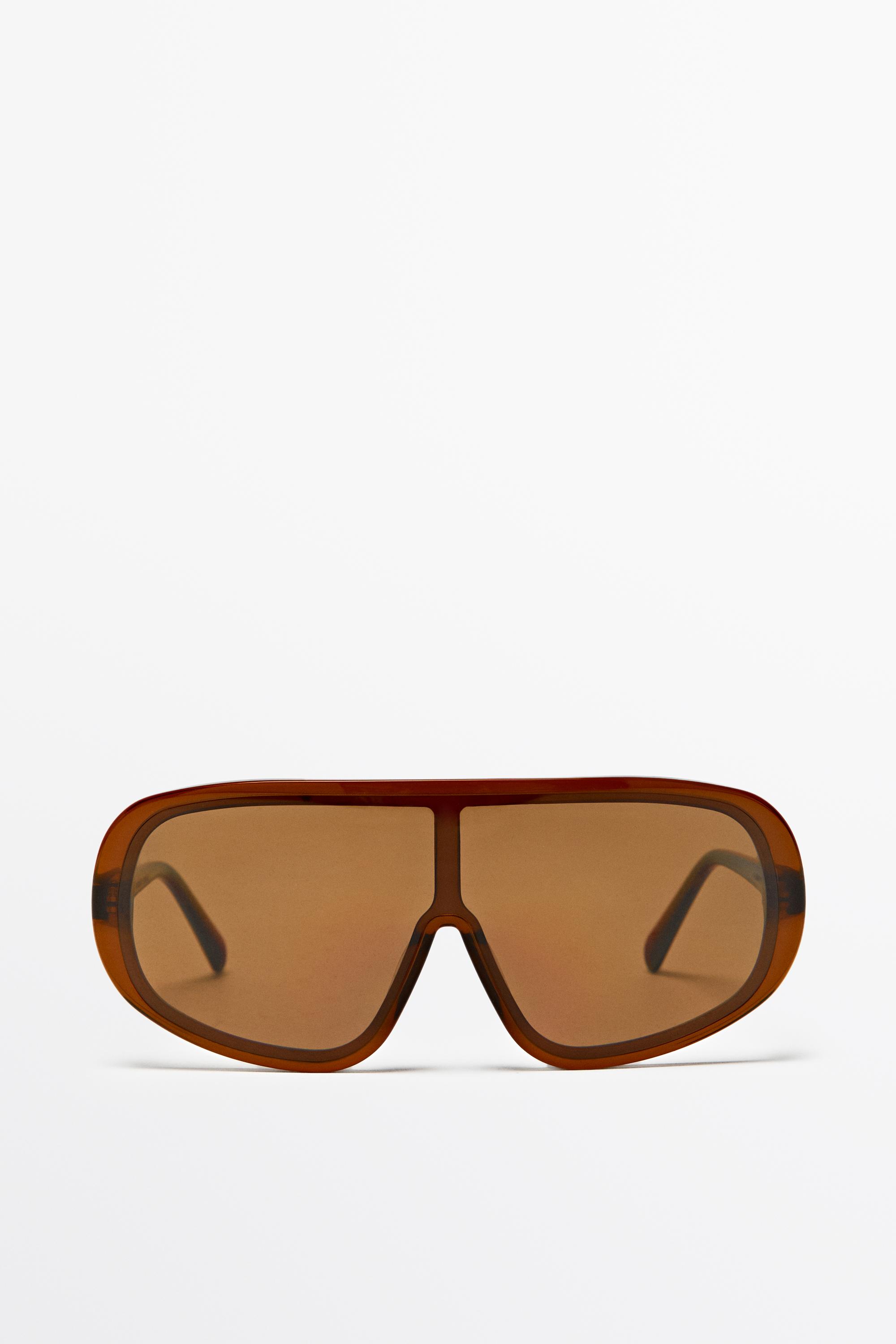 Lunettes de soleil enveloppantes oversize